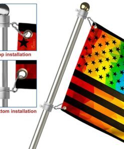 lgbt pride american grommet flag qnk281gf 8458