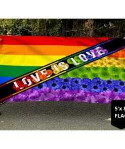 lgbt pride flowers grommet flag mln116gf 1995