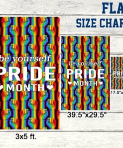 lgbt pride month flag be yourself lnt216f 4832