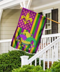 mardi gras u.s flag 3089