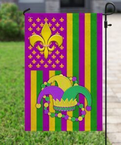 mardi gras u.s flag 7791