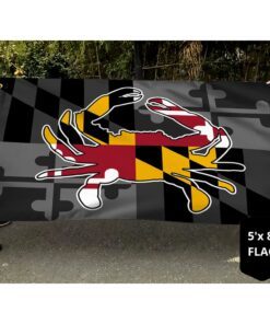 maryland flag maryland crab grommet flag trl1607gf 4010