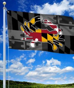 maryland flag maryland crab grommet flag trl1607gf 6325