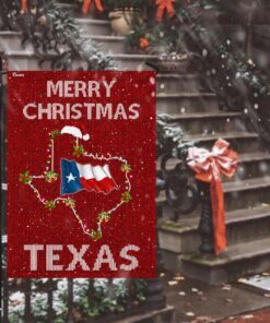 merry christmas us state texas flag 3606