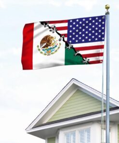 mexican american pride mexican american grommet flag bnn494gf 5202