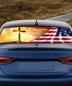 my god. jesus. christian cross rear window decal thn2068cd 2368