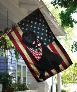 newfoundland dog american flag 1984