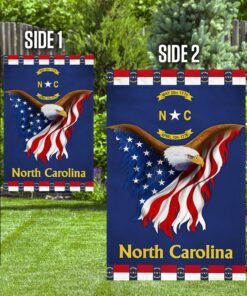 north carolina eagle flag 1178