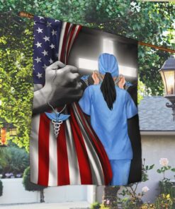 nurse american flag mln312f 8177