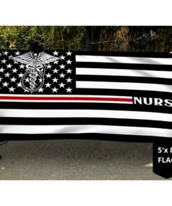 nurse flag thin red line nurse grommet flag trn1388gfv1 5985