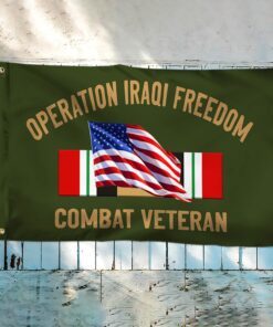 operation iraqi freedom combat veteran grommet flag tpt839f 4142