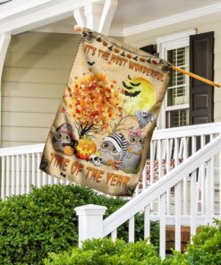 owl halloween flag 7888