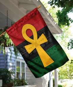 pan african ankh flag 2595