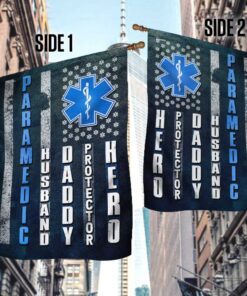 paramedic husband daddy protector hero flag 3616