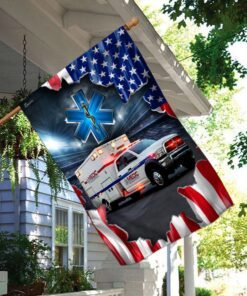 paramedics ambulance flag 2523