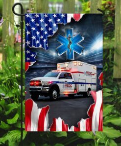 paramedics ambulance flag 8137