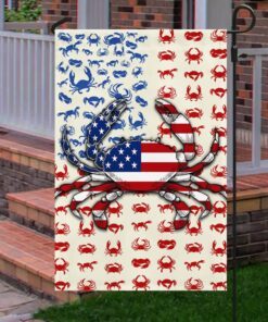 patriotic crab flag 4th of july tqn228f 2522