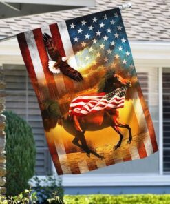 patriotic horse american flag thh3159f 2126