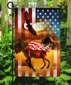 patriotic horse american flag thh3159f 4657