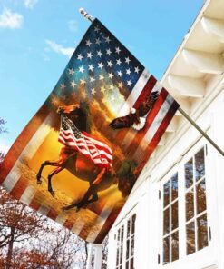 patriotic horse american flag thh3159f 5102