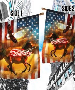 patriotic horse american flag thh3159f 5918