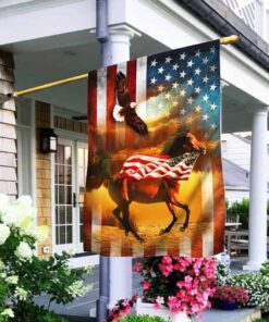 patriotic horse american flag thh3159f 6804