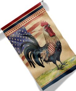 patriotic rooster 4th of july flag tqn1294f 5738