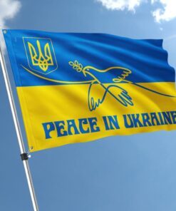 peace in ukraine grommet flag stand with ukraine ddh3433gf 1152