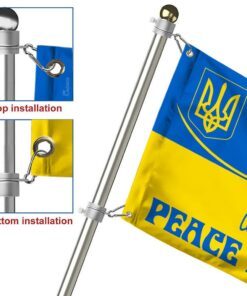 peace in ukraine grommet flag stand with ukraine ddh3433gf 4674