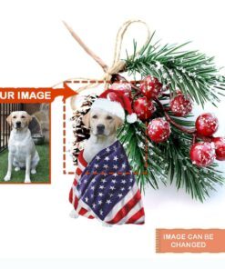 personalized ornament christmas dog image anl309oct 6322