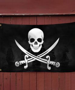 pirate flag pirate grommet flag qtr244gf 2634