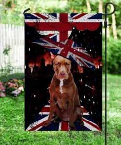 pitbull dog flag uk ntt47fv4 4437