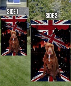 pitbull dog flag uk ntt47fv4 6181