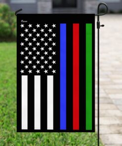 police military and fire thin line american flag 5792