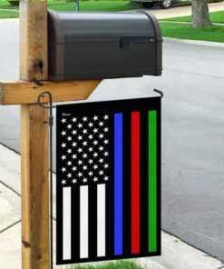 police military and fire thin line american flag 8390