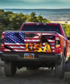 proud american truck tailgate decal sticker wrap 7654