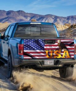 proud american truck tailgate decal sticker wrap 8151