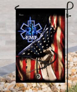 proud emt flag 8269