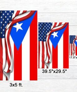 puerto rican american flag tqn1041f 7109