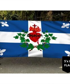 quebec sacred heart grommet flag tqn262gf 5623