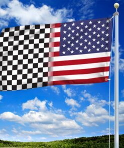 racing flag racing american grommet flag trv1974gf 7598