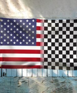 racing flag racing american grommet flag trv1974gf 8858