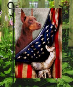 red doberman flag 2169