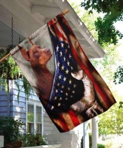 red doberman flag 4306