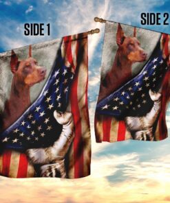 red doberman flag 5641