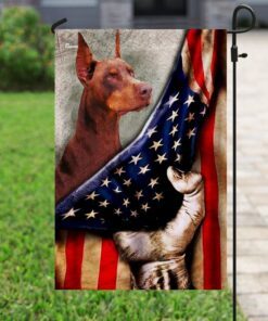 red doberman flag 8932