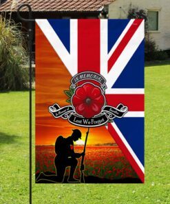 remembrance day flag lest we forget flag trl1374fv1 3902