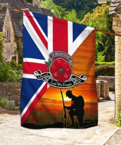 remembrance day flag lest we forget flag trl1374fv1 6794