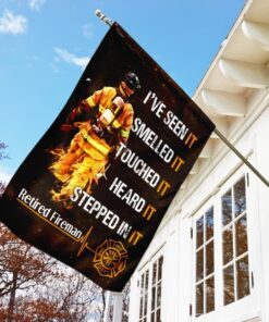 retired fireman flag 1592