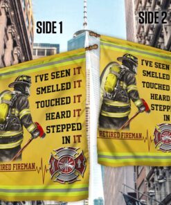 retired fireman flag mln245fv2 7094